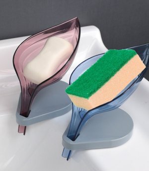 Soap Saver-Automatically Draining Soap Bar Holder-Pack Of 2