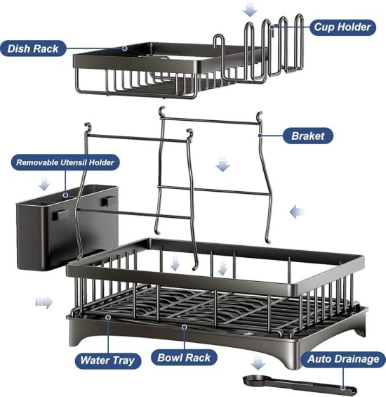 High Quality Kitchen Sink Dish Drying Rack - Image 3