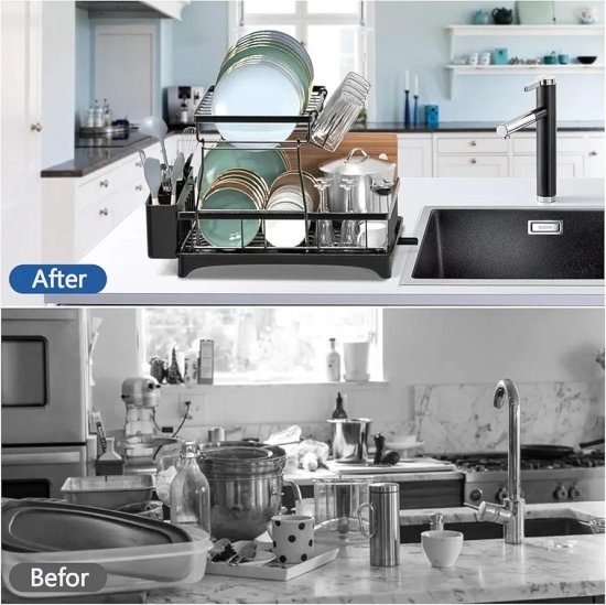 High Quality Kitchen Sink Dish Drying Rack - Image 2