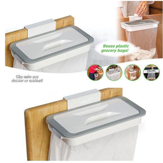 Attach-A-Trash Cabinet Trash & Garbage Bag Holder - Image 2