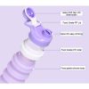 Silicon Sports Retractable/Collapsible/Folding Water Bottle - Image 4