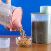 2 Piece Rice/Cereal/Bean/Nuts/Nimco Food Storage Container with Measuring Cup