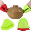 Silicon Pot Holder/Heat Resistant Cooking Pinch Grabber Grips - Image 2