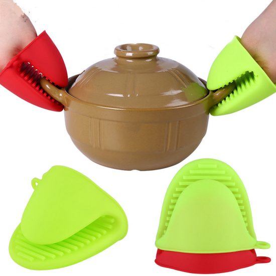 Silicon Pot Holder/Heat Resistant Cooking Pinch Grabber Grips - Image 2