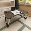 Foldable Bed Tray Lap Desk/Portable with Phone Slots Notebook Table Dorm Desk/ Folding Small Dormitory Table - Image 2