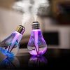 Rechargeable Bulb Shape Humidifier with 7 Color Changing LED lights, 400ml - Image 2