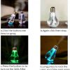 Rechargeable Bulb Shape Humidifier with 7 Color Changing LED lights, 400ml - Image 5