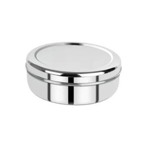 Stainless Steel Round Indian Spice Box/Masala Dabba