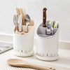 Self Draining Organizer- Spoons, Knife Cutlery Storage Holder Stand - Image 2