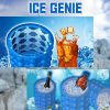 Ice Bucket Space Saving Ice Genies Ice Ball Maker/Portable Silicon Ice Cube Maker - Image 2