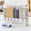 Wall Mounted Rice Dispenser Food Storage Box Container - Image 3