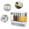 Wall Mounted Rice Dispenser Food Storage Box Container
