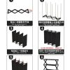 X Shaped Shoe Rack \ Portable and Multi-Purpose - Image 2