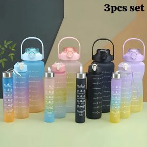 Water Bottle Set High Quality Plastic Material